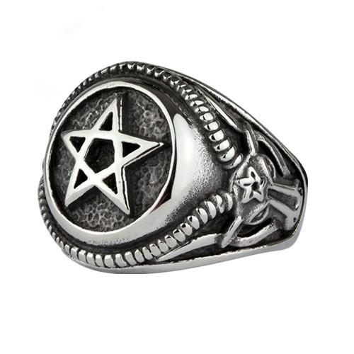 Ring Big Pentagram Edelstahl - vergleichen und günstig kaufen